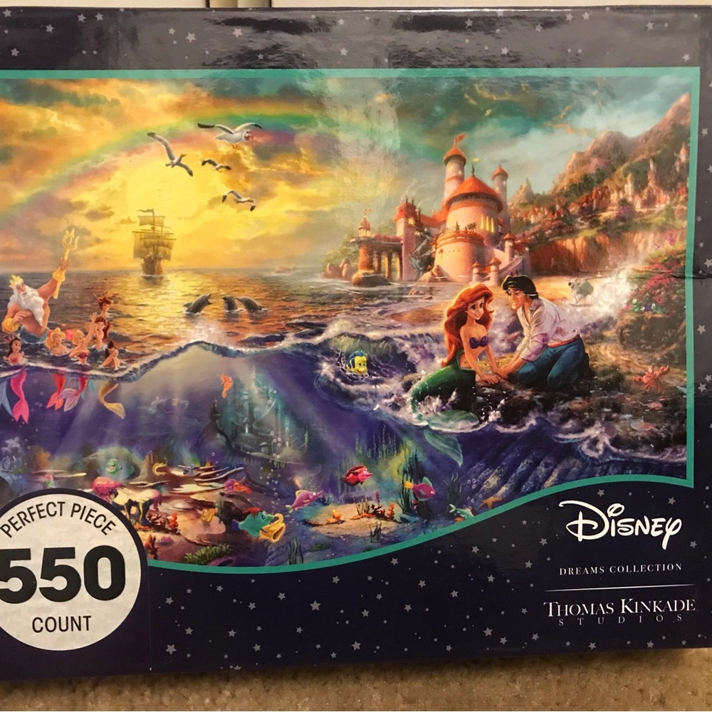 Thomas Kinkade - Little Mermaid 550 Piece Puzzle